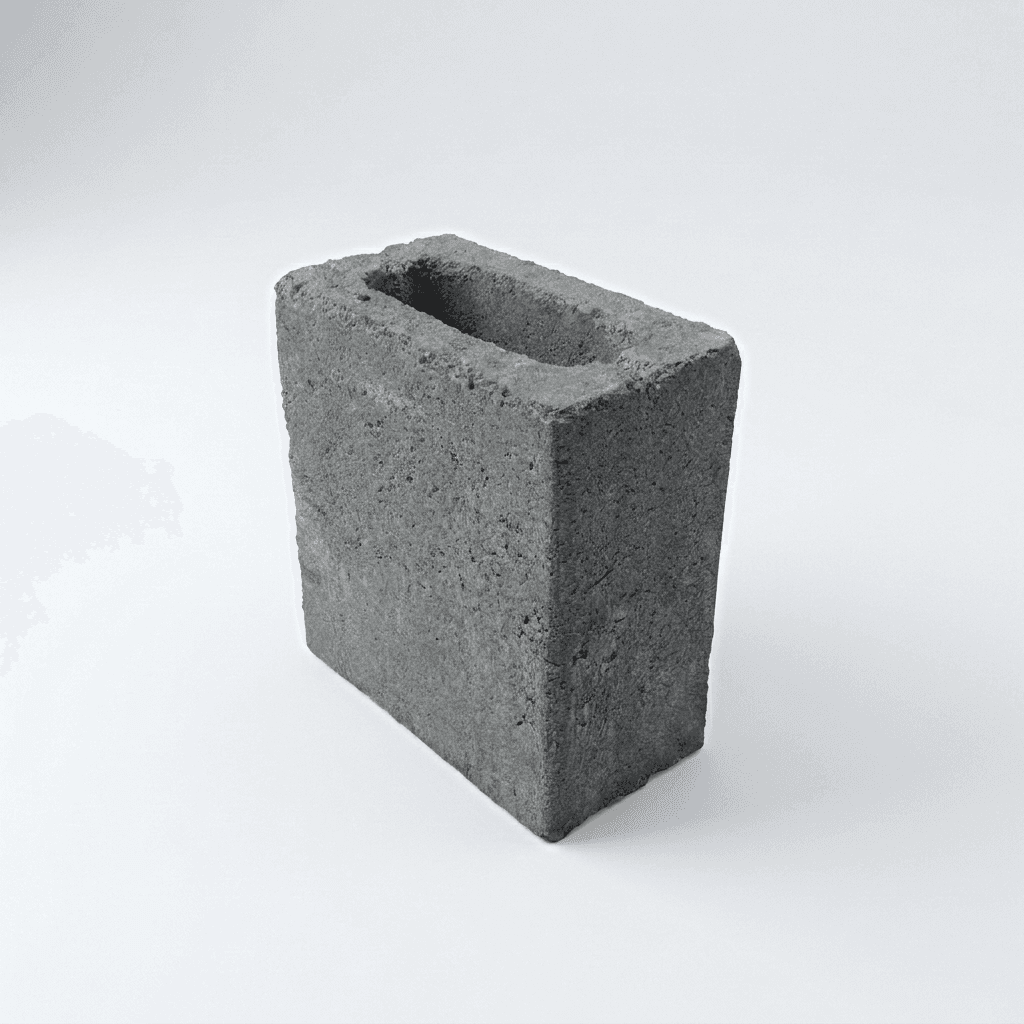 Meio Bloco de Vedação 09x19x19cm
